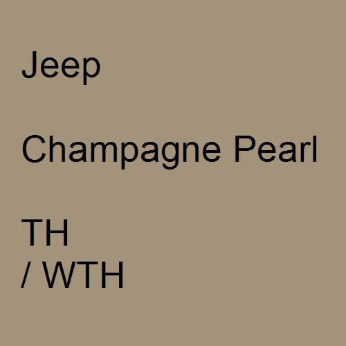 Jeep, Champagne Pearl, TH / WTH.